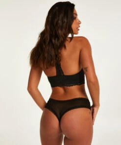 Slip Brésilien En Forme De V Cali - Noir 7 Slip Brésilien En Forme De V Cali - Noir -Sous-vêtement Soldes 2024 195482 4