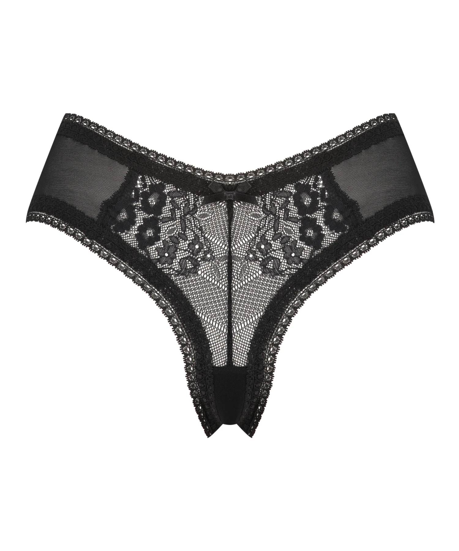 Slip Brésilien En Forme De V Cali - Noir 4 Slip Brésilien En Forme De V Cali - Noir – Image 4