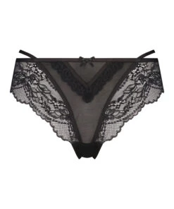 Slip Brésilien Anna - Noir -Sous-vêtement Soldes 2024 195484 5