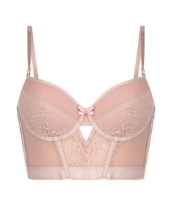 Soutien-gorge Rembourré à Armatures Longline Malika - Rose -Sous-vêtement Soldes 2024 195491 5