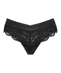 Slip Brésilien Taille Haute Genevieve - Noir 8 Slip Brésilien Taille Haute Genevieve - Noir -Sous-vêtement Soldes 2024 195549 5