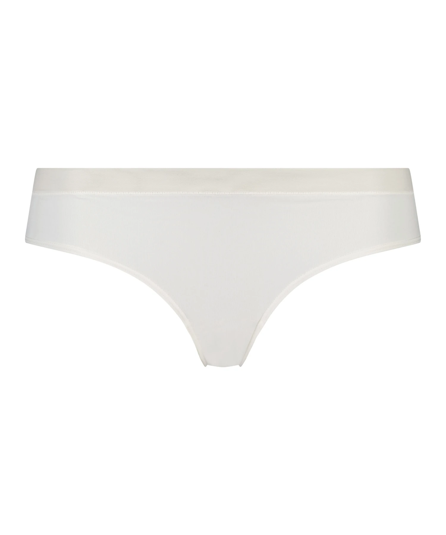 Slip Brésilien En Maille - Blanc 4 Slip Brésilien En Maille - Blanc – Image 4