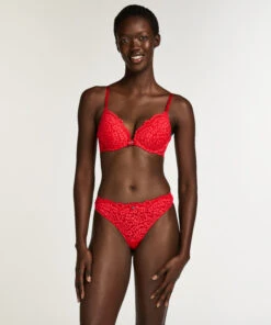 Soutien-gorge Push-up à Armatures Rembourré Rose - Rouge -Sous-vêtement Soldes 2024 196451 3