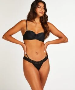 Soutien-gorge à Armatures Préformé Sans Bretelles Jane - Noir -Sous-vêtement Soldes 2024 196496 3