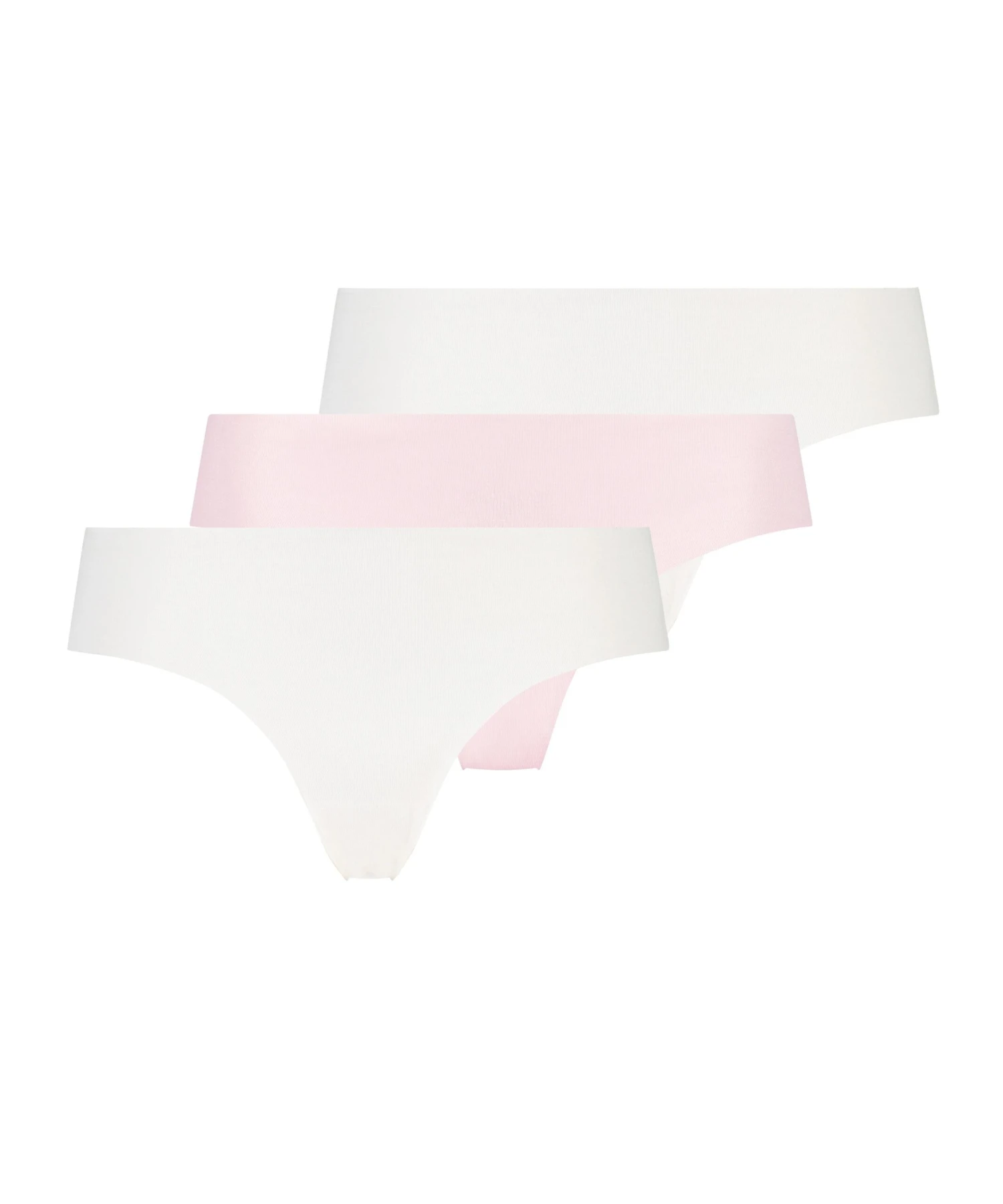 Lot De 3 Slips Brésiliens Invisibles - Blanc 4 Lot De 3 Slips Brésiliens Invisibles - Blanc – Image 4