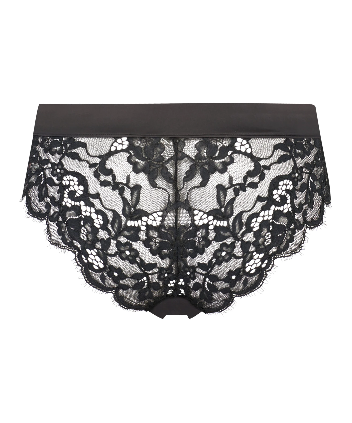 Slip Brésilien échancré Genevieve - Noir 6 Slip Brésilien échancré Genevieve - Noir – Image 6