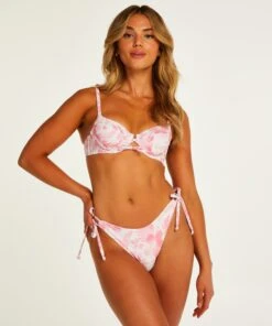 Haut De Bikini à Armatures Non Préformé Tropical - Blanc -Sous-vêtement Soldes 2024 198987 3