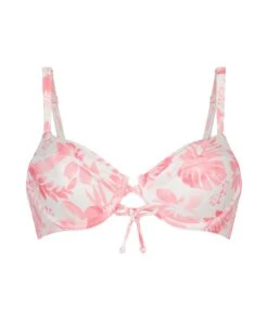 Haut De Bikini à Armatures Non Préformé Tropical - Blanc -Sous-vêtement Soldes 2024 198987 5