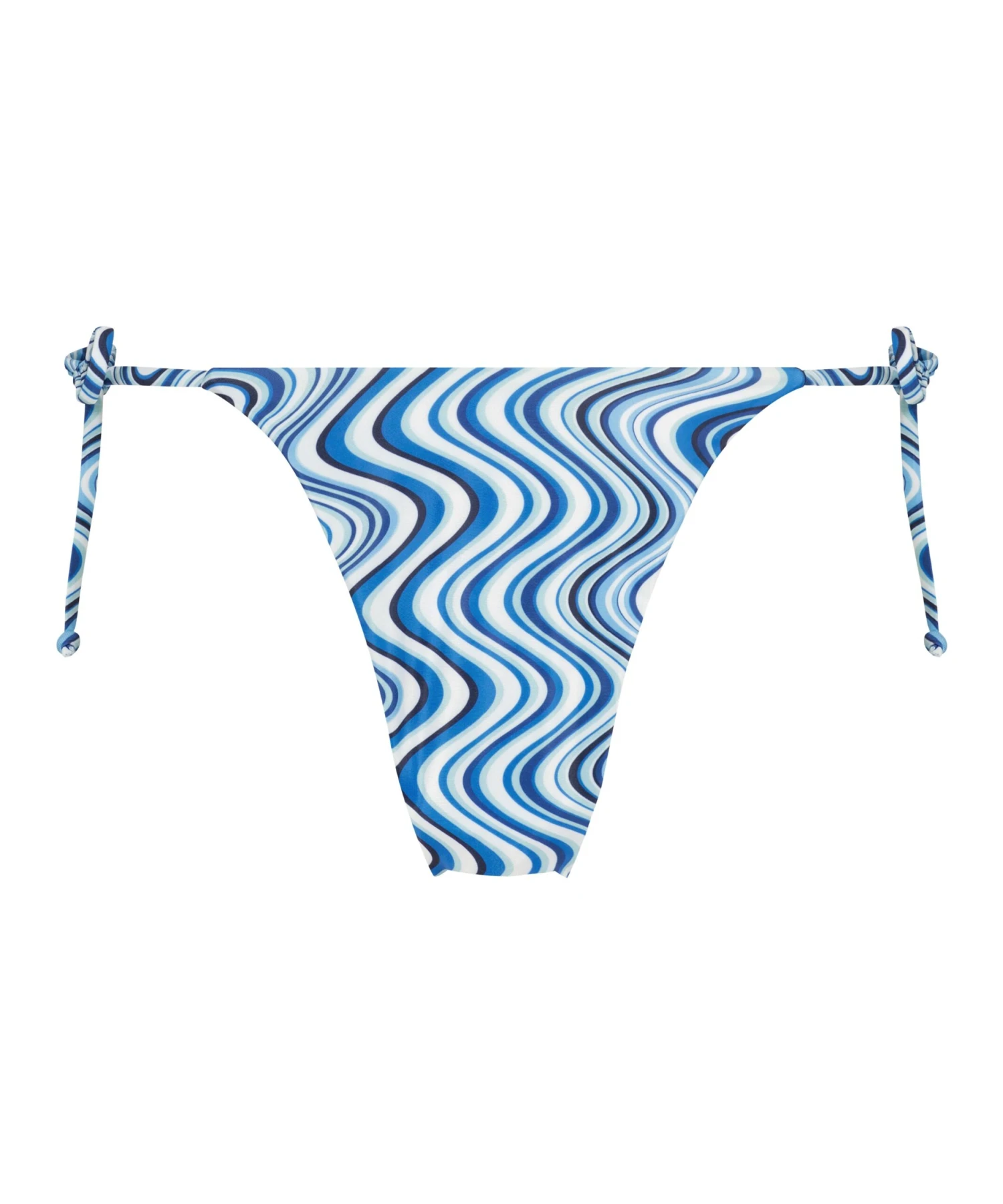 Bas De Bikini Cheeky Taille Haute Hvar - Bleu 4 Bas De Bikini Cheeky Taille Haute Hvar - Bleu – Image 4