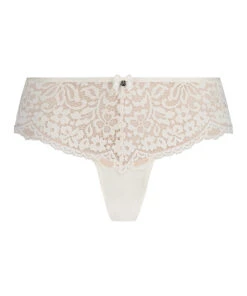 Slip Brésilien Rose - Blanc -Sous-vêtement Soldes 2024 199369 5