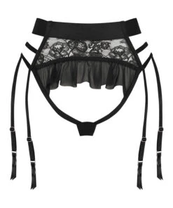 Slip Brésilien échancré Ellen Maid - Noir -Sous-vêtement Soldes 2024 199475 6