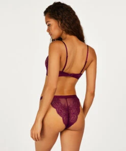 Slip Brésilien Honey - Violet -Sous-vêtement Soldes 2024 199807 4
