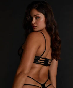 Soutien-gorge à Armatures Non-préformé Longline Roxanne - Noir -Sous-vêtement Soldes 2024 199837 2