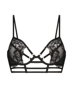 Soutien-gorge à Armatures Non-préformé Longline Roxanne - Noir -Sous-vêtement Soldes 2024 199837 5