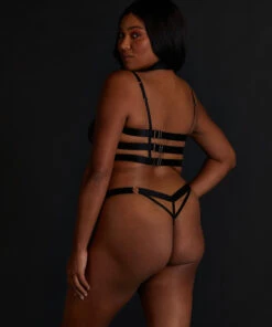 Soutien-gorge Bustier Non-rembourré à Armatures Clementine - Noir -Sous-vêtement Soldes 2024 199843 13