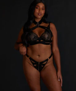 String Clementine - Noir -Sous-vêtement Soldes 2024 199845 12