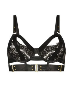 Soutien-gorge à Armatures Non-préformé Longline Occult - Noir -Sous-vêtement Soldes 2024 199851 5