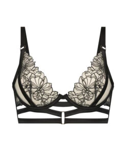 Soutien-gorge à Armatures Non-préformé Longline Tara - Noir -Sous-vêtement Soldes 2024 199872 5