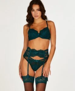 Porte-jarretelles Emily - Vert