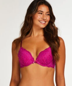 Soutien-gorge Push-up à Armatures Rembourré Rose - Violet