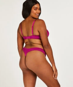 Soutien-gorge Push-up à Armatures Rembourré Rose - Violet -Sous-vêtement Soldes 2024 199913 13