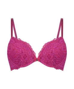 Soutien-gorge Push-up à Armatures Rembourré Rose - Violet -Sous-vêtement Soldes 2024 199913 5
