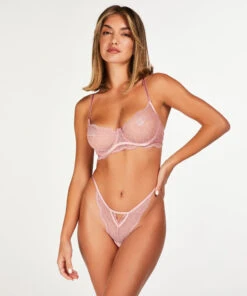 Soutien-gorge Non-rembourré à Armatures Isabelle - Rose -Sous-vêtement Soldes 2024 199999 3