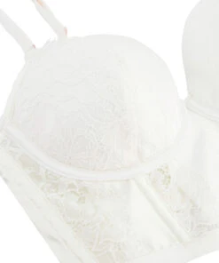 Soutien-gorge Rembourré à Armatures Longline Zrika - Blanc -Sous-vêtement Soldes 2024 200214 16