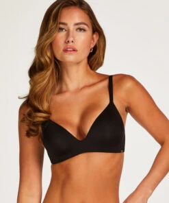 Sous-vêtement Soldes 2024 23 Soutien-gorge Sans Armatures Préformé Mona - Noir