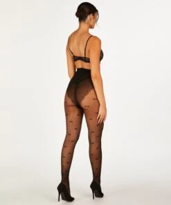 Collants 15 Deniers Bow - Noir -Sous-vêtement Soldes 2024 200516 4