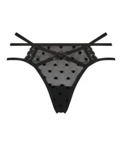 String Melda - Noir -Sous-vêtement Soldes 2024 200733 5