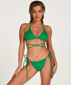 Bas De Bikini Cheeky échancré Doha - Vert