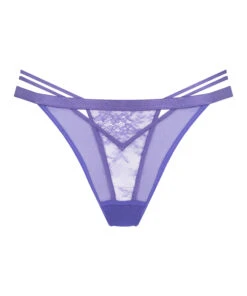 Slip Brésilien Jambes Hautes Amy - Violet -Sous-vêtement Soldes 2024 200771 5
