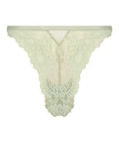 Slip Brésilien échancré Sita - Vert -Sous-vêtement Soldes 2024 200783 5