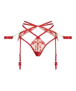 Slip Brésilien Ouvert Satisfaction - Rouge -Sous-vêtement Soldes 2024 200787 5