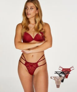 Lot De 3 Tanga Yakira - Marron