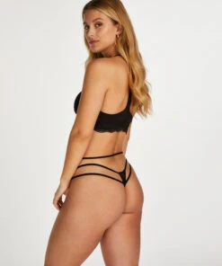 Lot De 3 Tanga Taille Haute Amala - Rose -Sous-vêtement Soldes 2024 200826 4