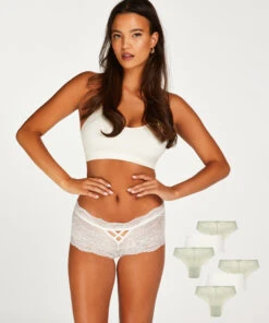 Lot De 6 Boxers Vikki - Blanc