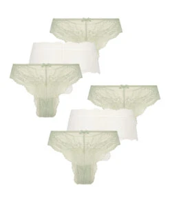 Lot De 6 Boxers Vikki - Blanc -Sous-vêtement Soldes 2024 200838 5