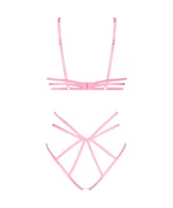 Private Body à Entrejambe Ouvert Mitzy - Rose -Sous-vêtement Soldes 2024 200840 6