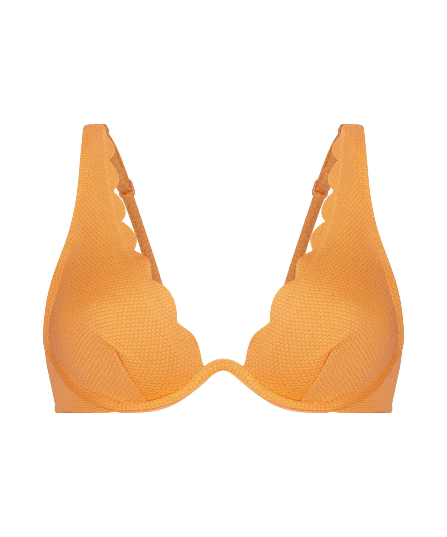 Haut De Bikini à Armatures Non Rembourré Scallop - Orange 5 Haut De Bikini à Armatures Non Rembourré Scallop - Orange – Image 5