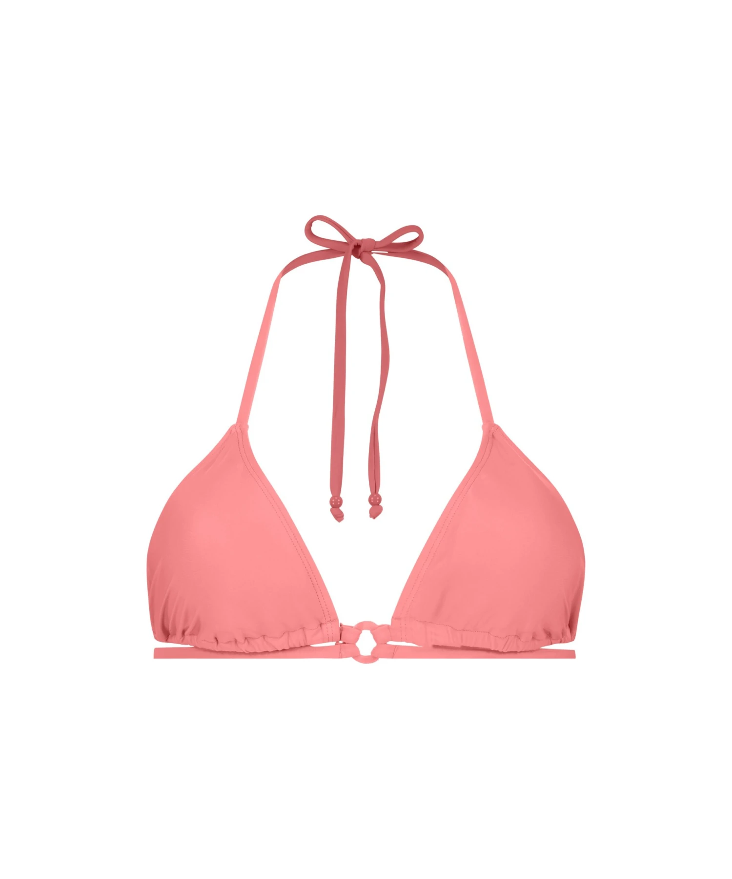 Haut De Bikini Triangle Sicily Beads - Rose 5 Haut De Bikini Triangle Sicily Beads - Rose – Image 5