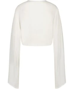 Top Haut à Manches Longues Knot - Blanc 11 Top Haut à Manches Longues Knot - Blanc -Sous-vêtement Soldes 2024 200913 6