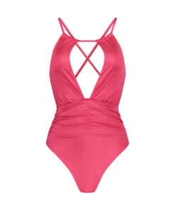 Maillot De Bain échancré Grenada - Rose -Sous-vêtement Soldes 2024 200917 5