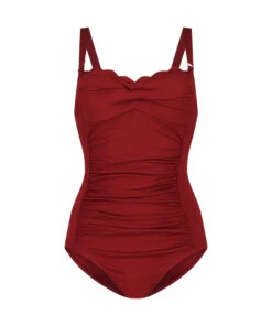Maillot De Bain Scallop - Rouge 8 Maillot De Bain Scallop - Rouge -Sous-vêtement Soldes 2024 200924 5