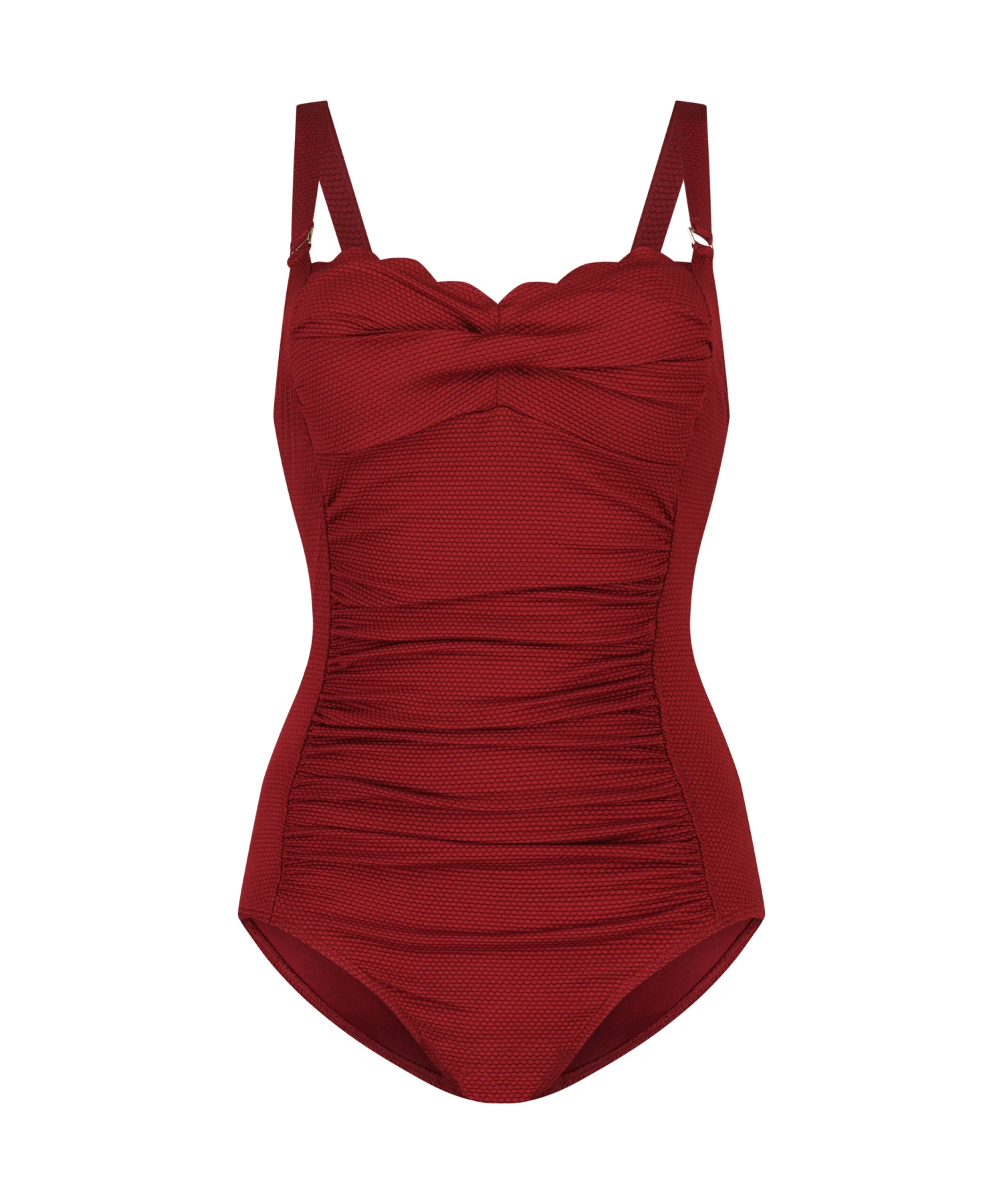 Maillot De Bain Scallop - Rouge 4 Maillot De Bain Scallop - Rouge – Image 4