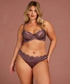 Soutien-gorge Rembourré à Armatures Hannako - Violet -Sous-vêtement Soldes 2024 200960 12