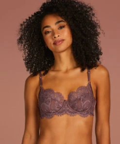 Soutien-gorge à Armatures Non-préformé Hannako - Violet