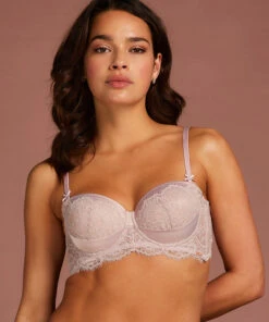 Soutien-gorge Préformé Sans Bretelles Avec Armatures Leni - Violet