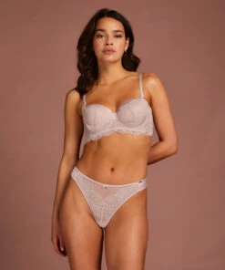 Soutien-gorge Préformé Sans Bretelles Avec Armatures Leni - Violet -Sous-vêtement Soldes 2024 200964 3